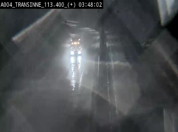 Webcam dans les Ardennes sur l'E411 à hauteur de Transinne. Vue orientée vers le sud de la Belgique