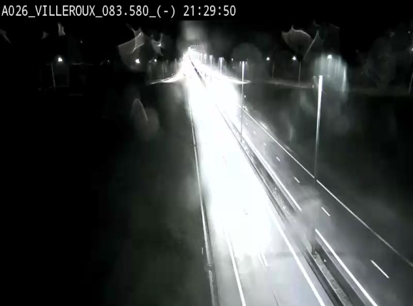 Webcam autoroute A26/E25 à hauteur de Vaux-sur-Sûre, à la jonction avec la N85 en direction de Liège - BK 83.6