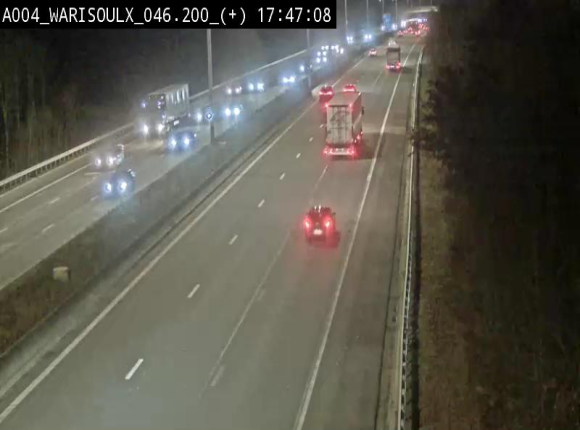 Webcam autoroute Belgique - Warissoulx - E411 - BK 46.2