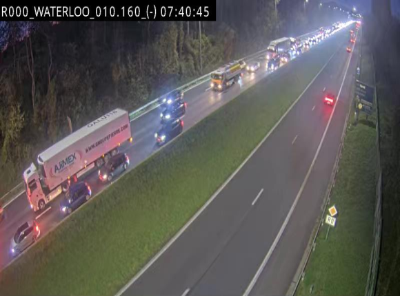 Webcam autoroute Belgique - Waterloo - R0 (ring de Bruxelles) - BK 12.3