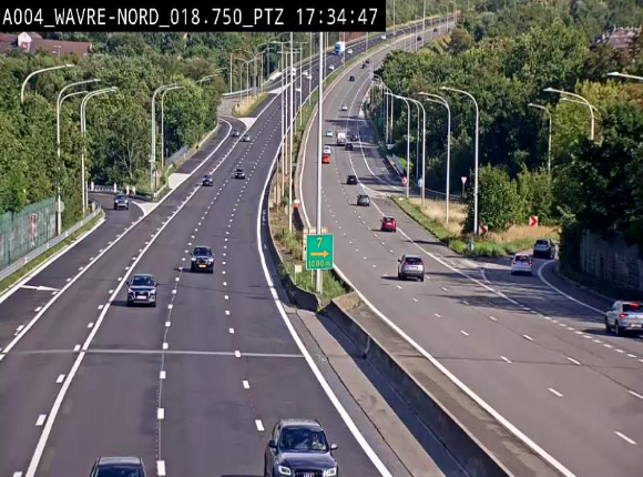 Webcam traffic E411(A4) - BK 18.7 - Bierges (Wavre Nord)