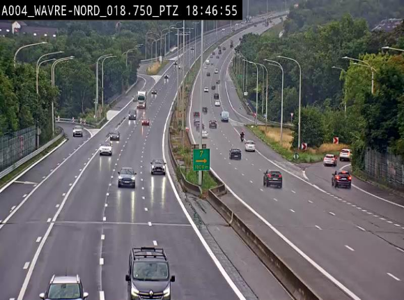 Webcam traffic E411(A4) - BK 18.7 - Bierges (Wavre Nord)
