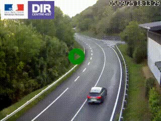 Caméra trafic sur la N90 à Bourg-Saint-Maurice, en provenance d'Aoste et en direction d'Albertville