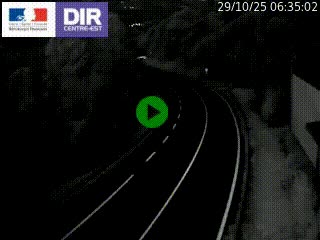 Caméra trafic sur la N90 à Bourg-Saint-Maurice, en provenance d'Aoste et en direction d'Albertville
