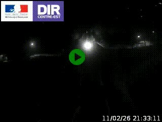 Web cam sur la N90 à Aime, en provenance de Bourg-Saint-Maurice et en direction d'Albertville