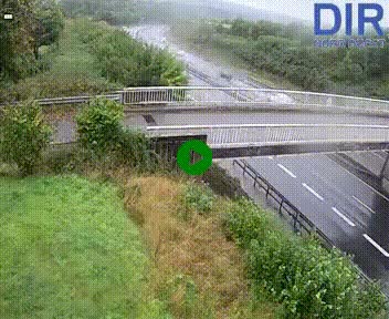 Webcam sur A84 à hauteur de Pont-Farcy, au niveau du pont autoroutier sur la Vire, au sud de Saint-Lô