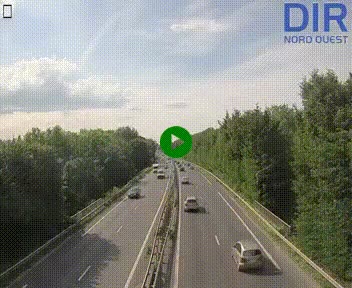 Webcam sur le périphérique de Caen (N814) à l'est de la ville, à Mondeville hauteur de la sortie 2, Presqu'île-Rives de l'Orne, au bout de l'autoroute A13