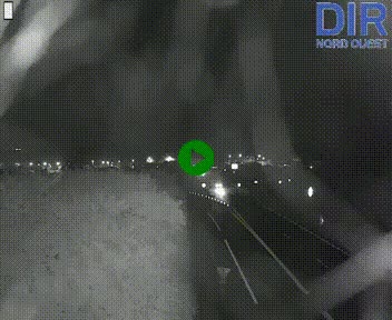 Webcam au début de l'A84 sur le périphérique Ouest de Caen (N814) à hauteur de la sortie 9, Porte de Bretagne