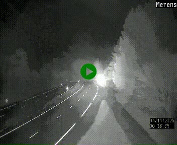 Webcam dans les Pyrénées à hauteur de Mérens-les-Vals sur N320, en direction de Pas de la Casa (Andorre)