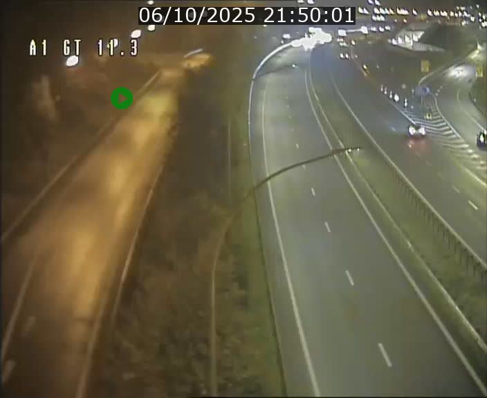 Traffic live webcam Luxembourg Senningerberg - A1 direction Allemagne - BK 11.3