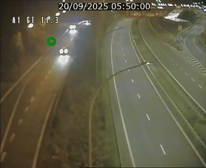 Traffic live webcam Luxembourg Senningerberg - A1 direction Allemagne - BK 11.3
