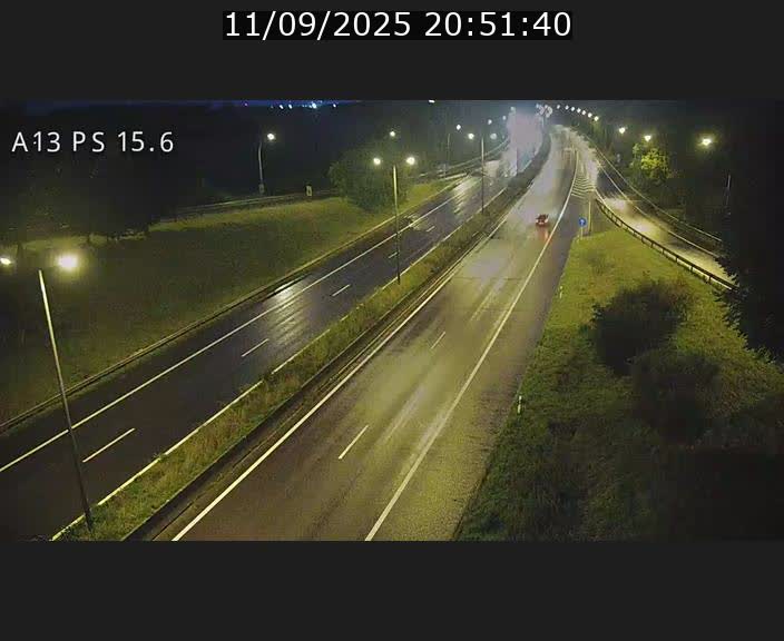 Traffic live webcam Luxembourg Kayl - A13 direction Dudelange - BK 15.6