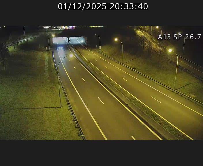 Traffic live webcam Luxembourg Frisange - A13 direction Luxembourg-ville - BK 26.7