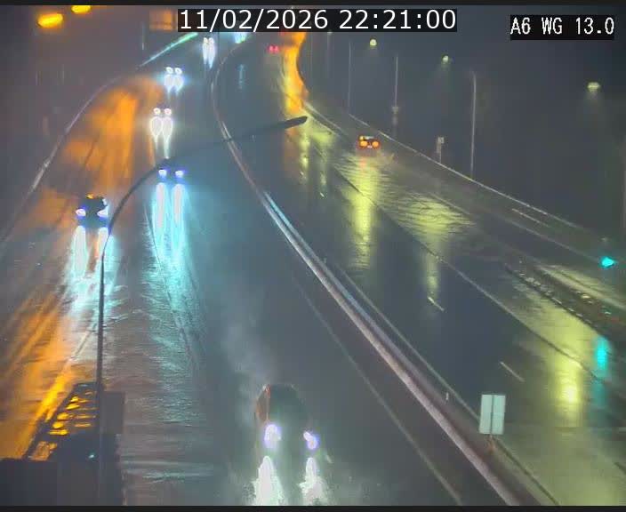 Traffic live webcam Luxembourg Mamer - A6 - BK 13 - direction Luxembourg/France/Allemagne