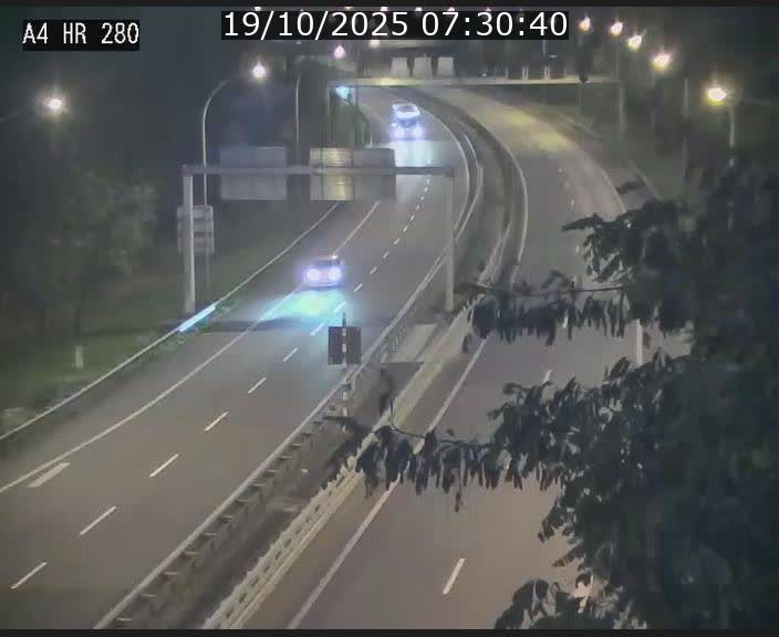 Webcam traffic A4 Luxembourg - BK 0.2 - P+R Bouillon (direction Luxembourg)