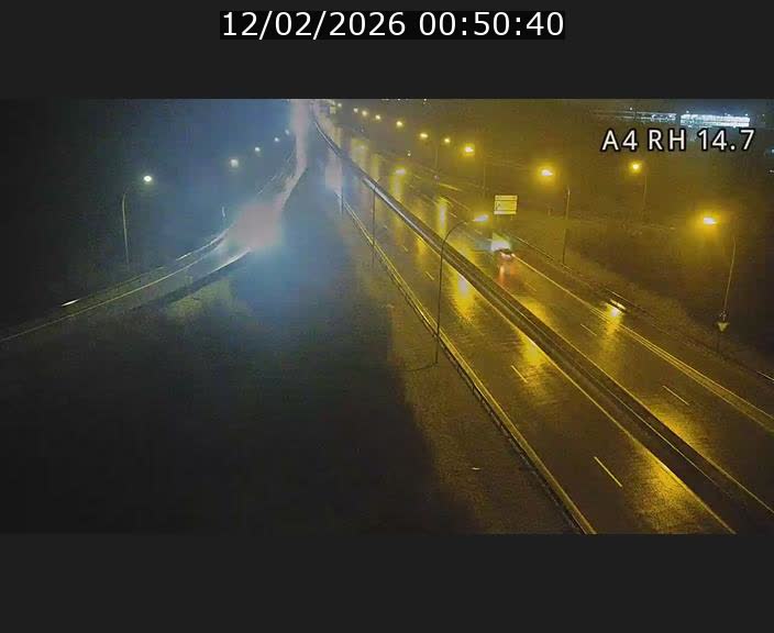 Traffic live webcam Luxembourg Jonction Lankelz - A4 - BK 14.7 - direction Luxembourg