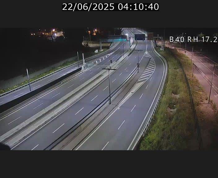 Webcam sur le contournement d'Esch Belval à hauteur de la sortie Université de Luxembourg. Vue orientée vers Luxembourg