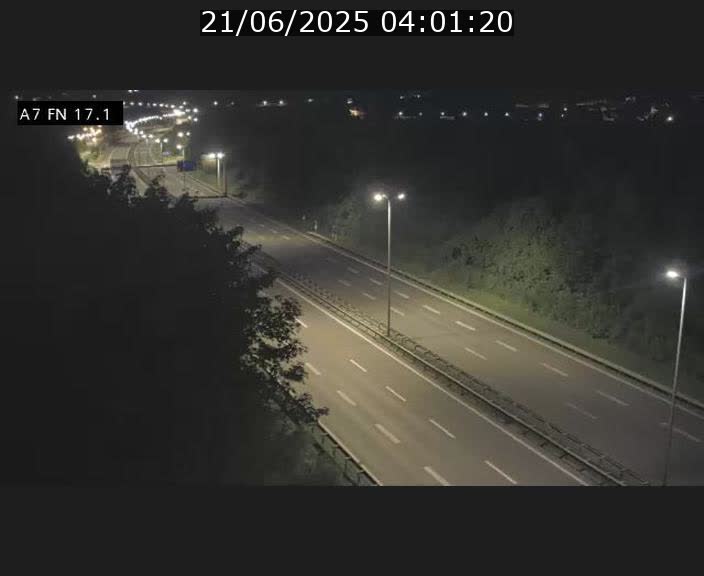 Caméra trafic Luxembourg - A7, Merscherbierg direction Mersch