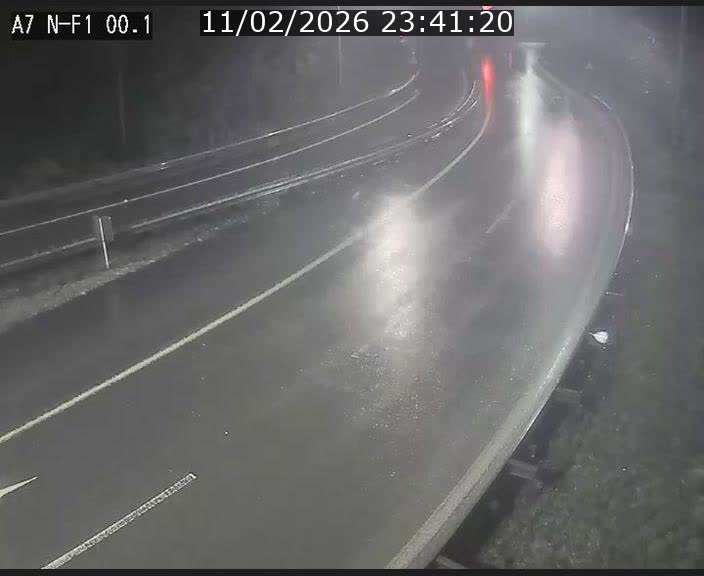 Webcam autoroute Luxembourg A7 située dans la sortie 1 Waldhof, vers la N11, avant le Tunnel Stafelter