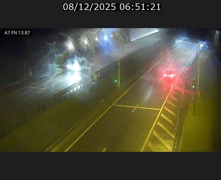 Caméra trafic Luxembourg - A7, Tunnel Gousselerbierg, entrée nord, direction Lorentzweiler