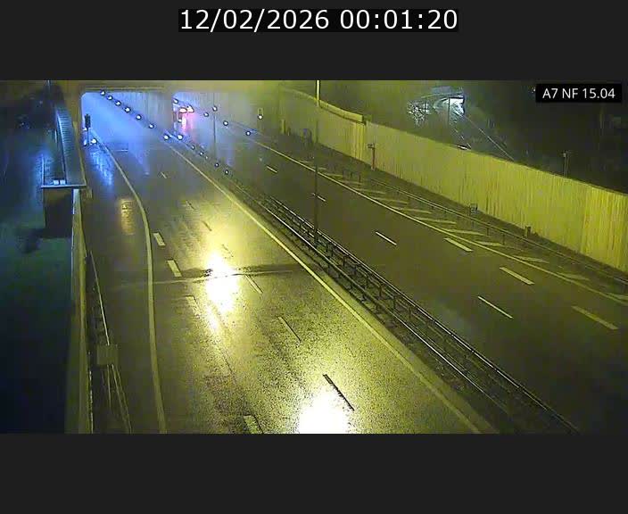Caméra trafic Luxembourg - A7, Tunnel Mersch, entrée sud, direction Ettelbruck