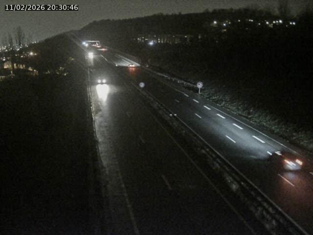 Caméra autoroute France - A30, Hayange direction Metz