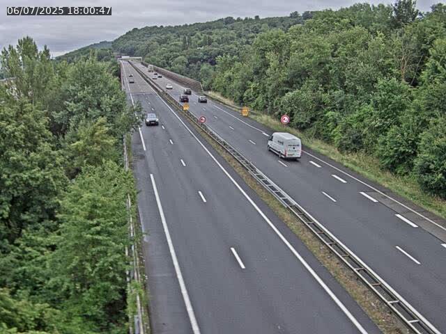 Caméra autoroute France - A30, Hayange direction Metz