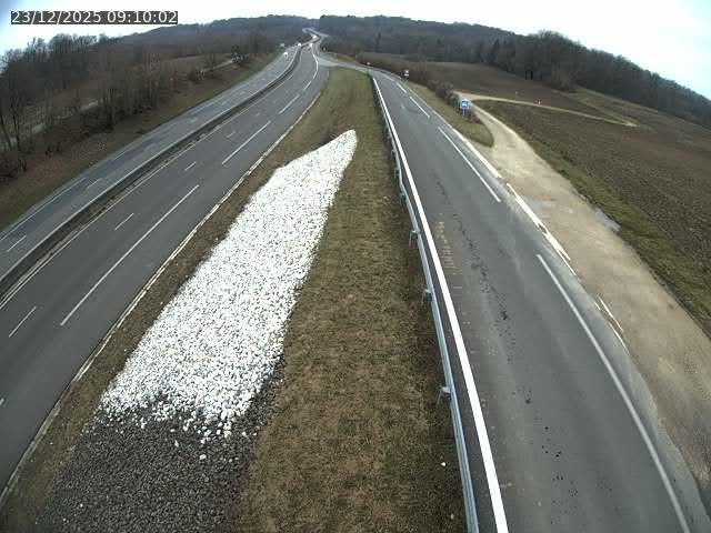 Webcam trafic à la Houpette, sur la Nationale 4 (N4) dans la commune de Rupt-aux-Nonains