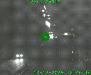 Caméra routière sur l'autoroute A20 à Bessines-sur-Gartempe. Vue orientée vers Paris