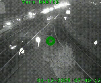 Webcam N147 au nord de Poitiers et à la jonction avec la A10
