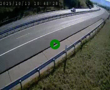 Caméra autoroute A75 à hauteur de la sortie 42 (Rodez, Laissac, Aire de l'Auvergne) située sur la commune d'Auberoques, près de Sévérac-le-Château
