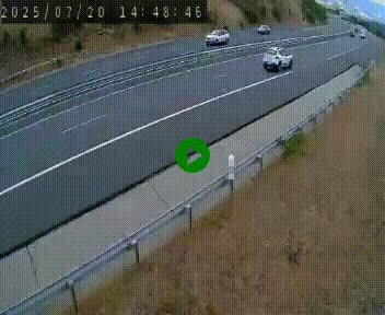 Caméra autoroutière France - A75, Engayresque, entre Millau et Séverac-le-Chateau, en direction de Montpellier