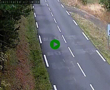 Caméra routière France - N102, au niveau du col de Montmirat à Saint-Etienne-du-Valdonnez à 1039 mètres d'altitude