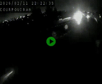 Caméra routière France - N109, Courpouiran - La plaine, en direction de Clermont l'Hérault, à la sortie de Montpellier