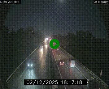 Webcam sur le périphérique de Rennes (N136) à hauteur du quartier Bréquigny, au sud de la ville