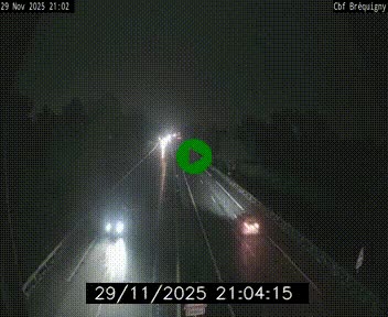 Webcam sur le périphérique de Rennes (N136) à hauteur du quartier Bréquigny, au sud de la ville