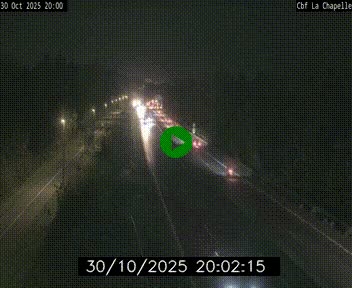 Webcam sur le périphérique de Nantes (N844) à hauteur de Porte de la Chapelle, au nord de la ville