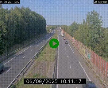 Webcam sur le périphérique de Rennes (N136) à hauteur de Maurepas, au nord de la ville