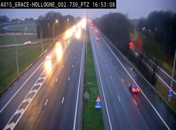 Caméra trafic Belgique - Grâce-Hollogne - E42, jonction avec A604, direction Loncin/Aéroport de Liège -  BK 3.2