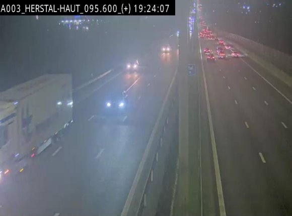 Webcam autoroute Belgique - Herstal - E40 direction Aix-la-Chapelle - BK 97