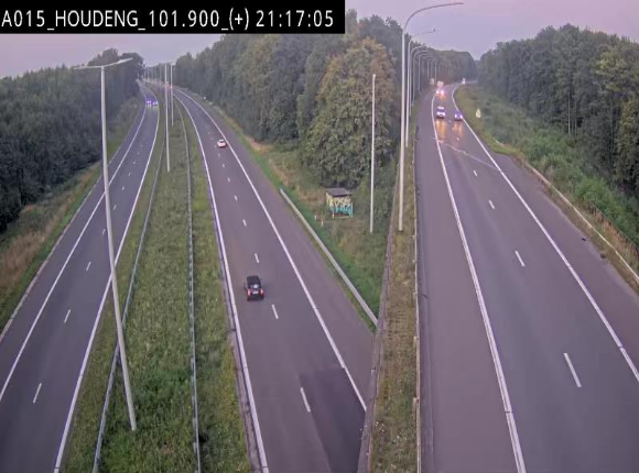 Webcam autoroute Belgique - Houdeng-Goegnies - Jonction E19/E42 direction Tournai/Mons - BK 101.85