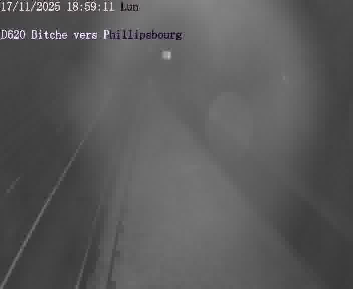 Webcam sur la D620, sur le contournement de Bitche. Vue orientée vers Philippsbourg