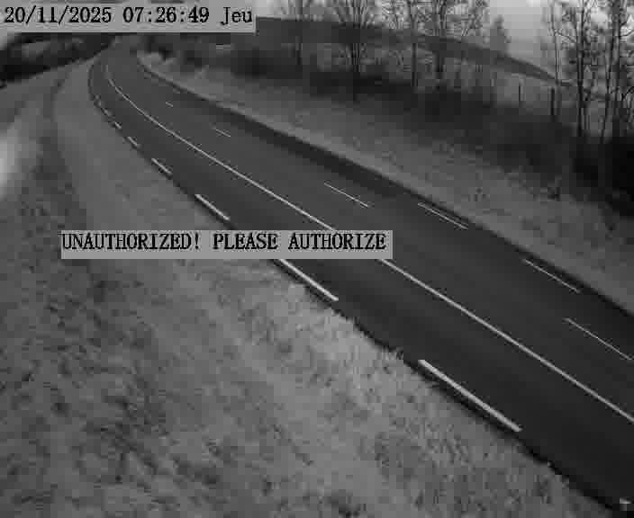 Webcam installée le long de D955 (France) à Amelécourt, pointée vers Metz, utile pour suivre précisément les conditions de trafic.