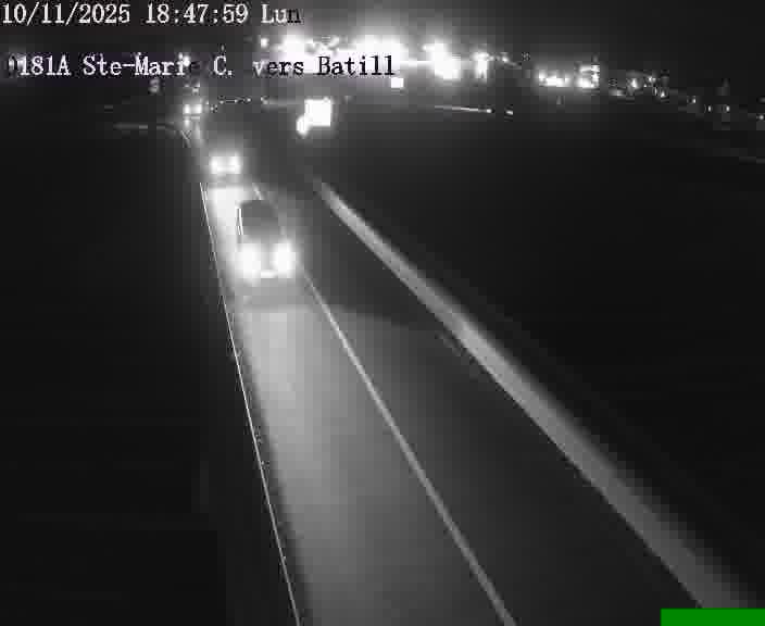 Dispositif d’observation sur D181a (France) à Sainte Marie aux Chênes, en direction de Batilly, offrant une visualisation fiable des conditions de circulation.