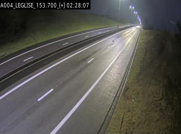 Webcam autoroute E411 à hauteur de Léglise, en direction de Luxembourg