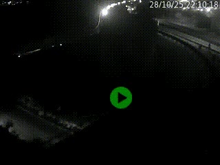 Caméra autoroute à la jonction entre l'A7 et la D301 (Boulevard urbain Sud de Lyon) à Feyzin, au sud de Lyon. Vue orientée vers Mions