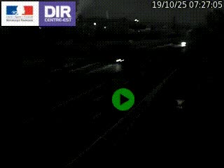 Webcam sur la Nationale 201 à hauteur de la sortie Chambéry-Nord, avant à la jonction entre l'A41 et l'A43, en direction de Lyon