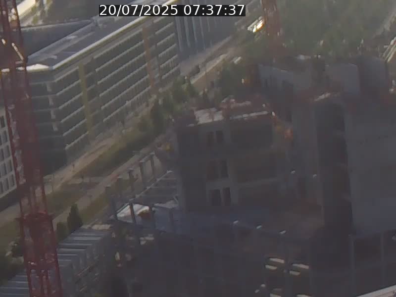 Webcam sur l'avenue John Fitzgerald Kennedy (N51) avec vue orientée vers le Findel