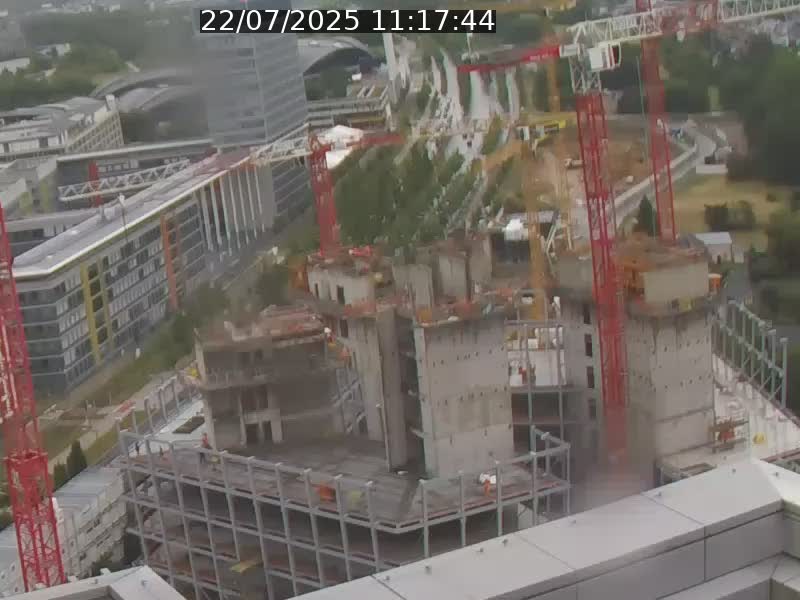 Webcam sur l'avenue John Fitzgerald Kennedy (N51) avec vue orientée vers le Findel