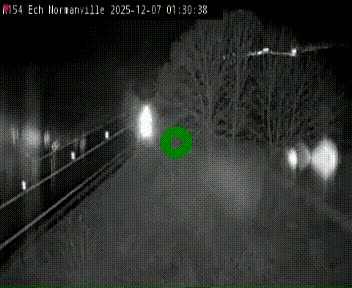 Webcam à hauteur du Leclerc Normanville sur la N154. Vue orientée vers Rouen